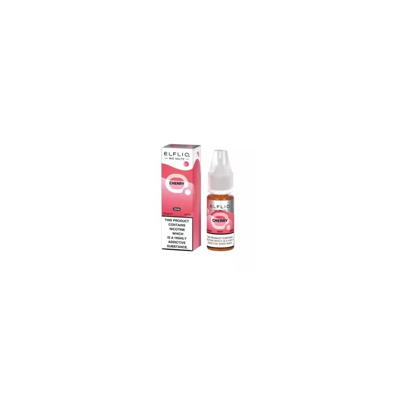 Liquid ELFBAR ELFLIQ Salt - Cherry 20mg 10ml | BigVapoteur