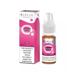 E-liquide ELFBAR ELFLIQ Salt - Cerise Cola 20mg 10ml | BigVapoteur