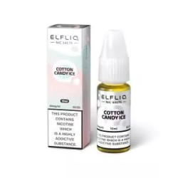Elfbar Elfliq Salt (P&B Cloud) - Cotton Candy Ice 20mg 10ml | BigVapoteur