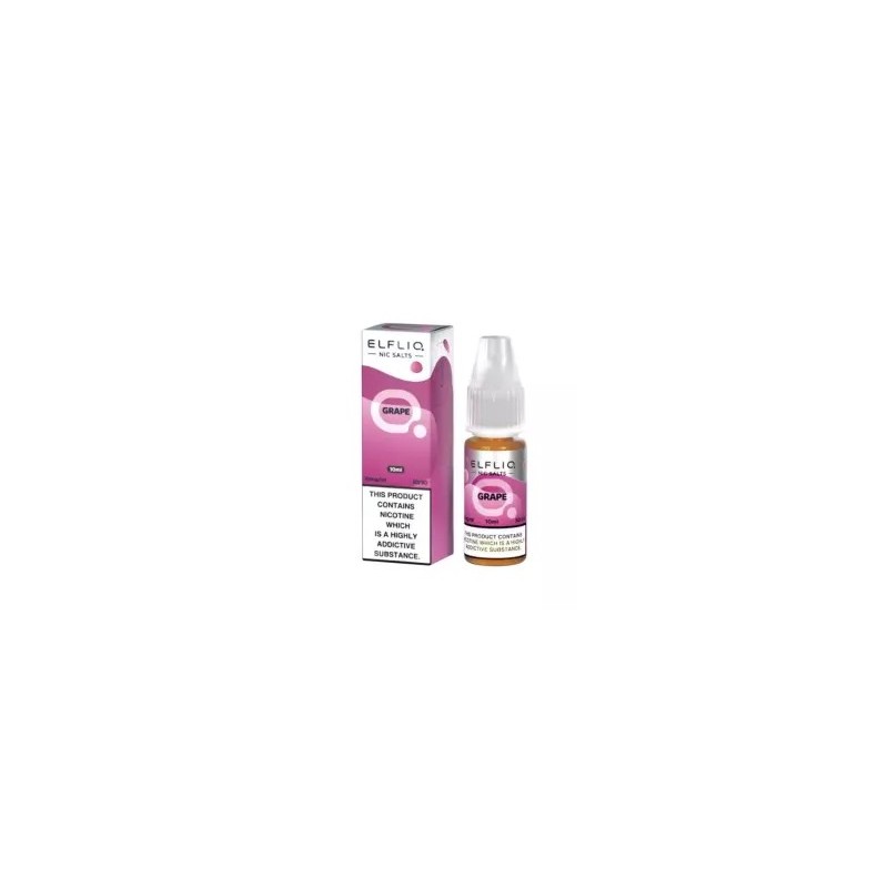 E-liquide ELFBAR ELFLIQ Salt - Raisin 20mg 10ml | BigVapoteur