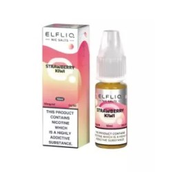 E-liquide ELFBAR ELFLIQ Salt - Fraise Kiwi 20mg 10ml | BigVapoteur