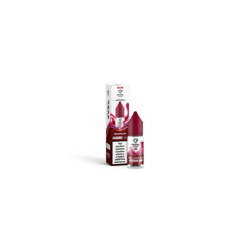 E-liquide Crystal Clear Salts – Red Apple Ice 20mg 10ml | BigVapoteur