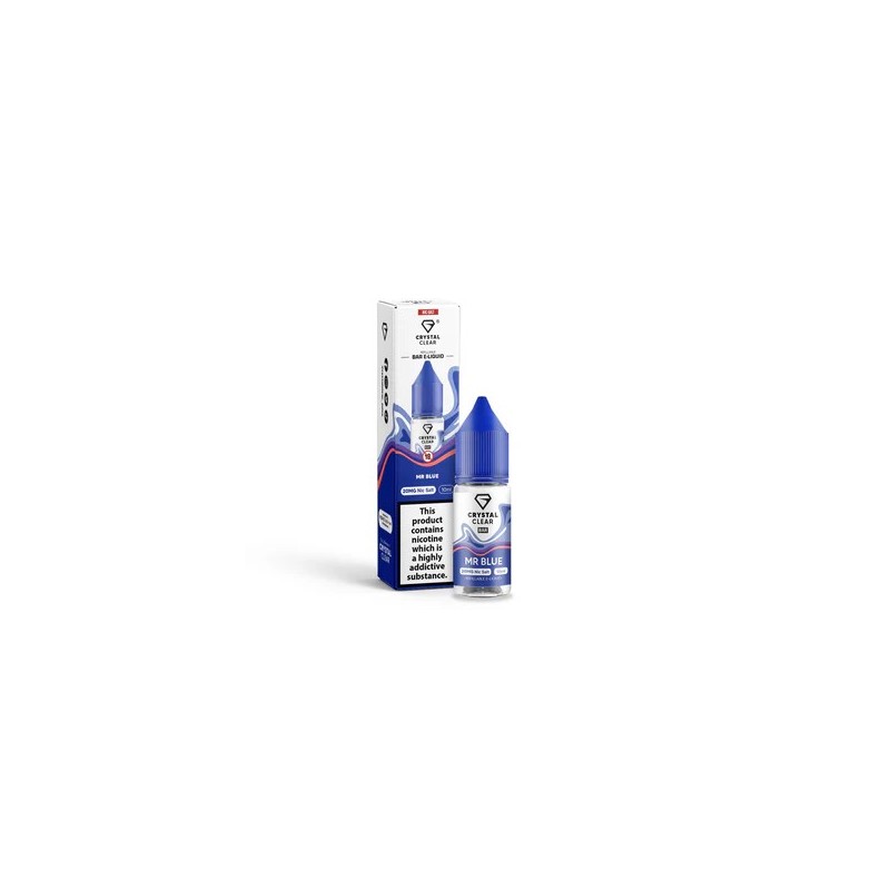 E-liquid Crystal Clear Salts – Mr Blue 20mg 10ml | BigVapoteur