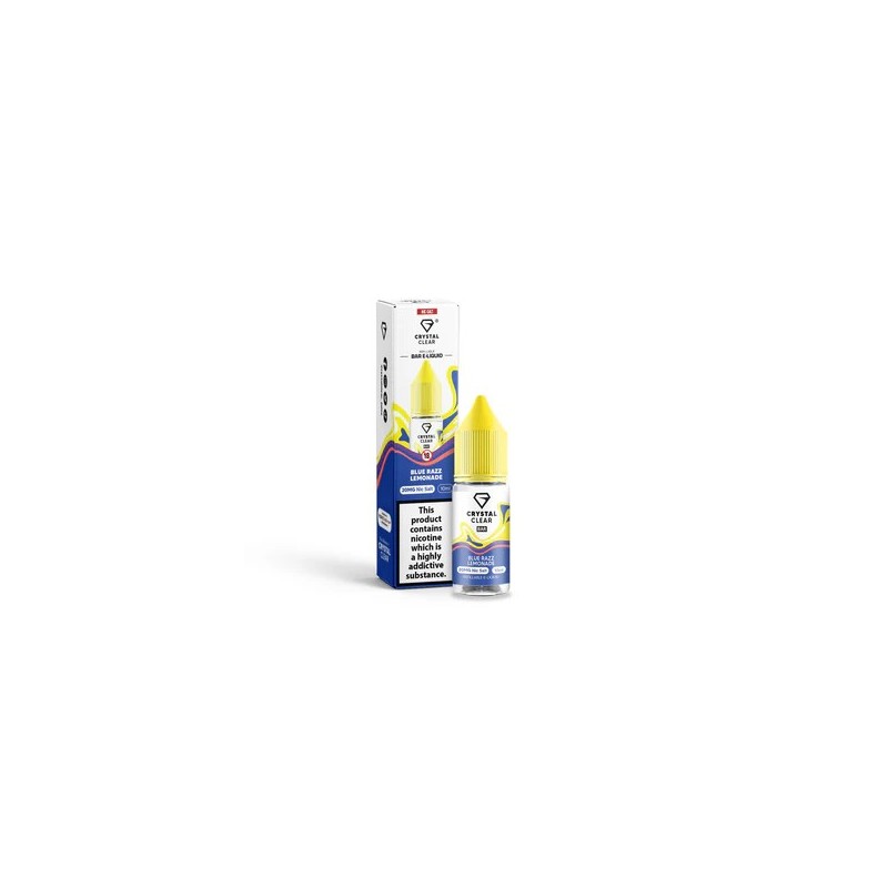 E-liquide Crystal Clear Salts – Blue Razz Lemonade 20mg 10ml | BigVapoteur