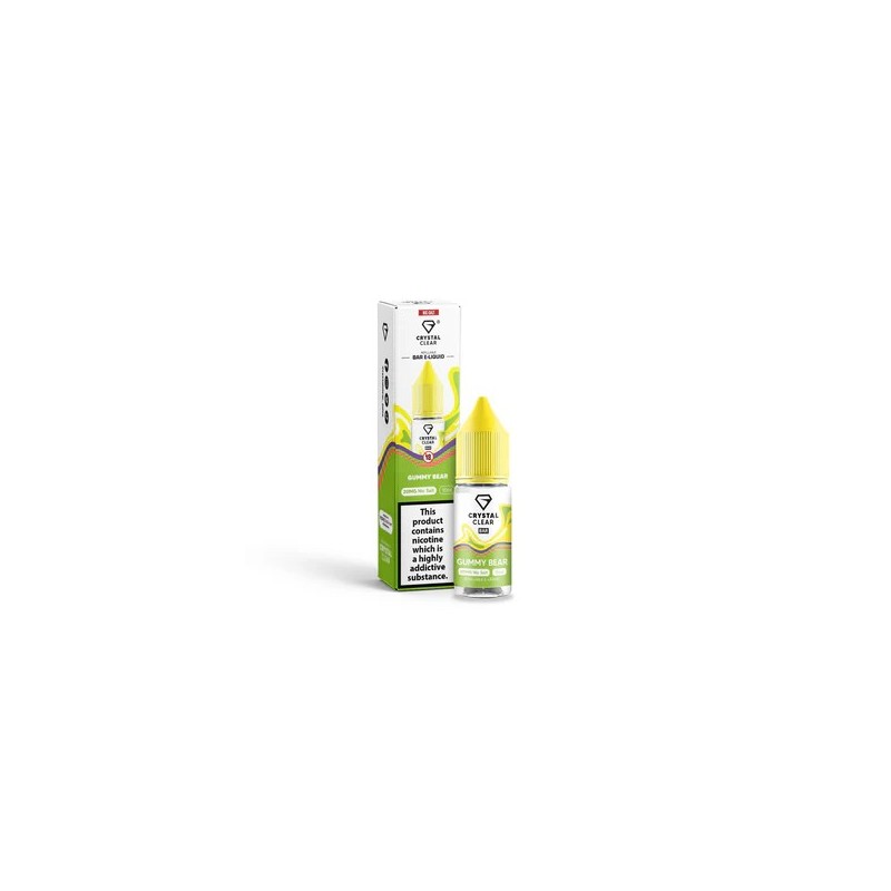 E-liquid Crystal Clear Salts – Gummy Bear 20mg 10ml | BigVapoteur