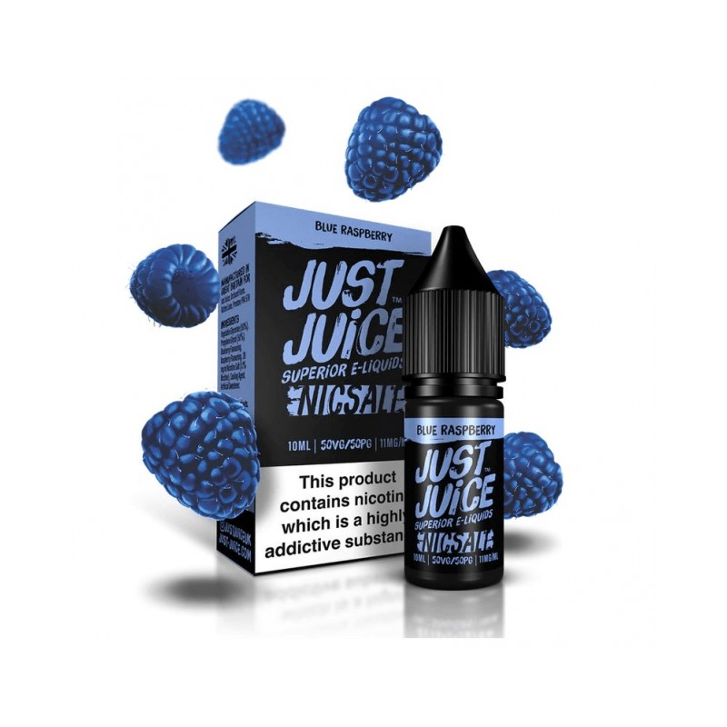 Blue Raspberry E-liquid by Just Juice Salts 20mg 10ml | BigVapoteur