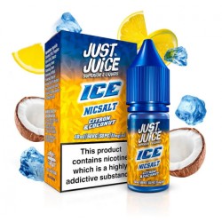 E-liquide Just Juice Ice Salts - Citron Coco 20mg 10ml | BigVapoteur