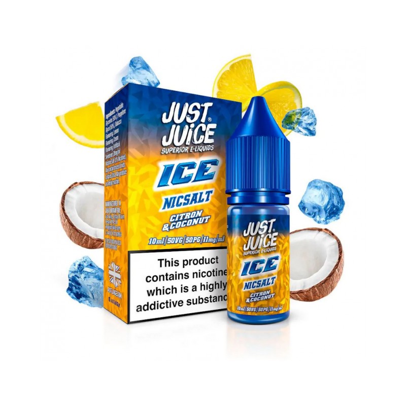 Just Juice Ice Salts - Citron Coconut 20mg 10ml | BigVapoteur