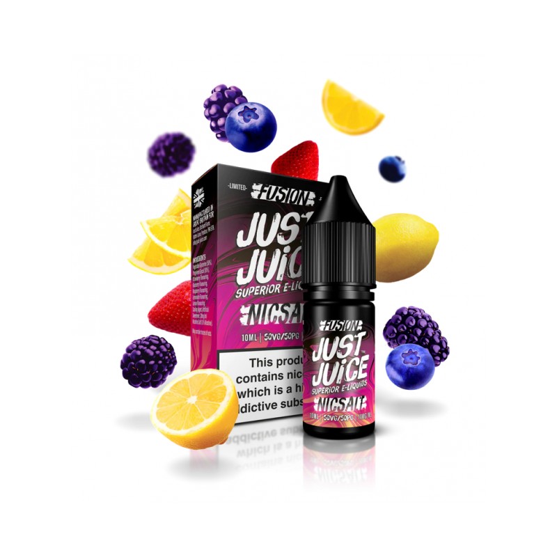 E-liquide Just Juice Fusion Salts - Berry Burst & Limonade 20mg 10ml | BigVapoteur