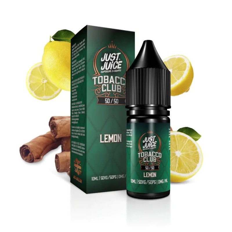 E-liquide Just Juice Salts - Tabac Citron 20mg 10ml | BigVapoteur