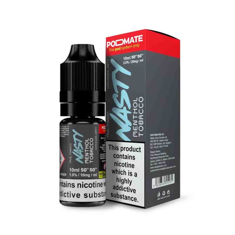 E-liquide Nasty Salts - Menthol Tobacco 20mg 10ml | BigVapoteur