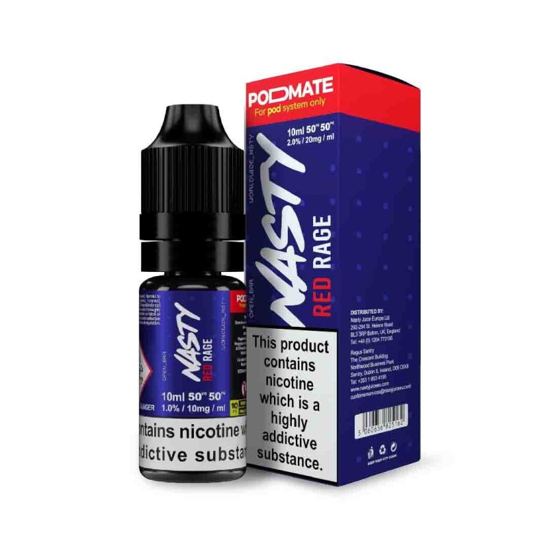 E-liquide Nasty Salts - Red Rage 20mg 10ml | BigVapoteur
