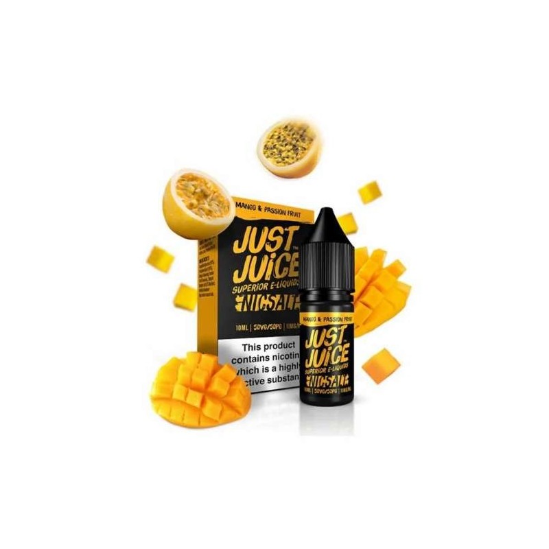 Just Juice Salts - Mango & Passionfruit 20mg 10ml | BigVapoteur