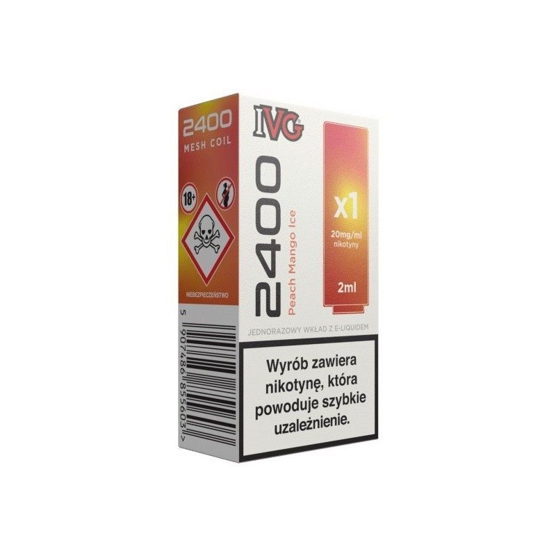 IVG 2400 Pod Brzoskwinia Mango Ice 20mg 2ml | Bigvapoteur