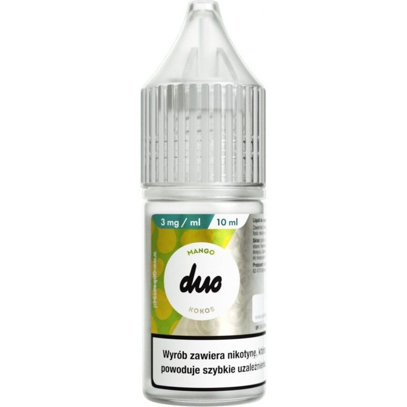 Liquid Duo Nicotine 10ml - Mango Kokos 3mg | Bigvapoteur