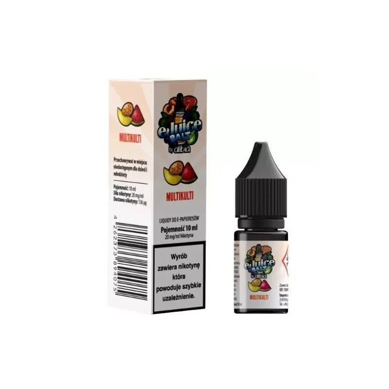 Liquid EJUICE Salt 20mg 10ml - Multicultural | Bigvapoteur