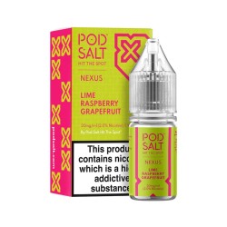 E-liquide Pod Salt NEXUS 20mg 10ml - Lime Framboise Pamplemousse | BigVapoteur