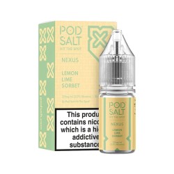 E-liquide Pod Salt NEXUS 20mg 10ml - Sorbet Citron Citron Vert | BigVapoteur