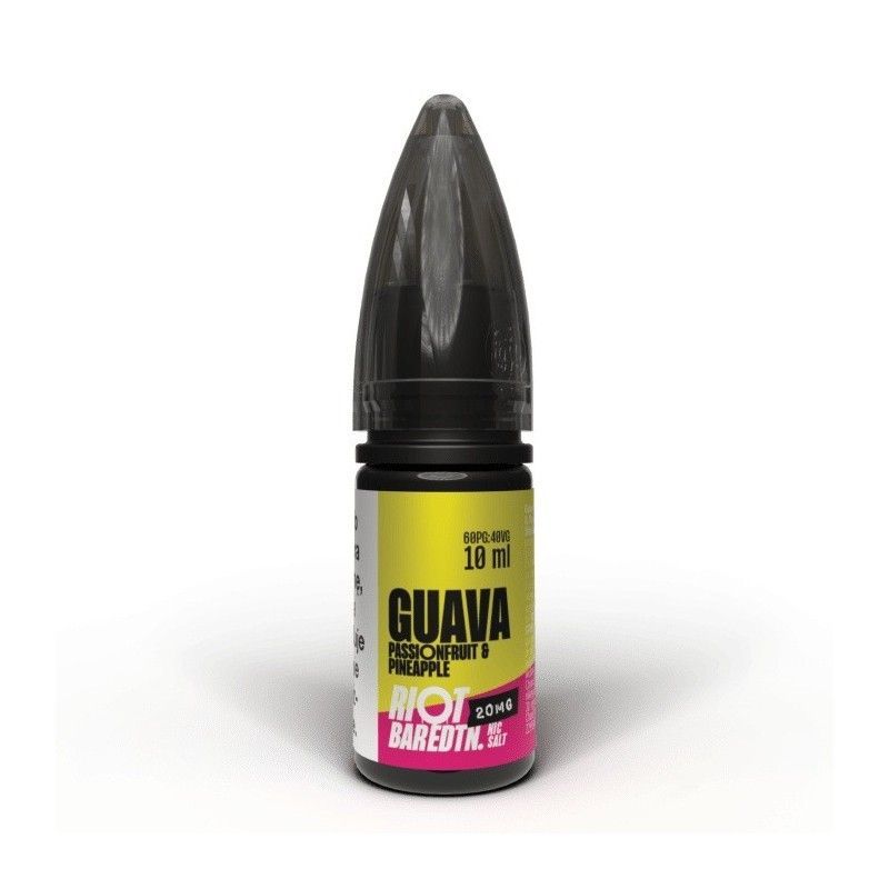 Liquid RIOT Salt 10ml - Guava Passion Pineapple 20mg | Bigvapoteur