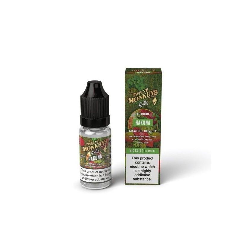 Twelve Monkeys Hakuna Salt Liquid 20mg 10ml | Bigvapoteur
