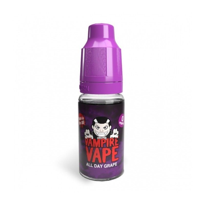Liquid Vampire Vape 10ml - All Day Grape 12mg | Bigvapoteur