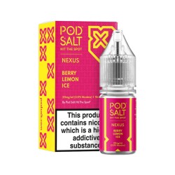 E-liquide Pod Salt NEXUS 20mg 10ml - Berry Lemon Ice | BigVapoteur