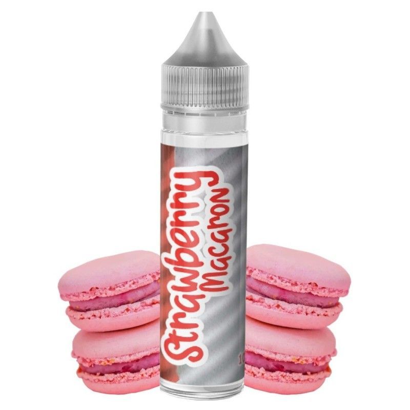 Longfill Franki Juice 10/60 - Macaron à la Fraise | Bigvapoteur