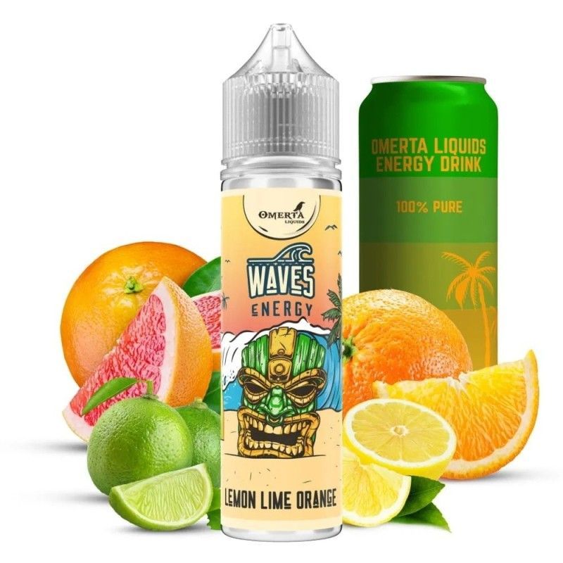 Longfill Omerta 15/60ml - Waves Energy Lemon Lime Orange | Bigvapoteur