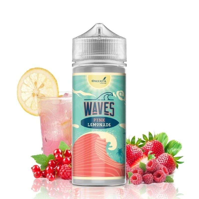 Longfill Omerta 20/120ml - Waves Limonade Rose | Bigvapoteur