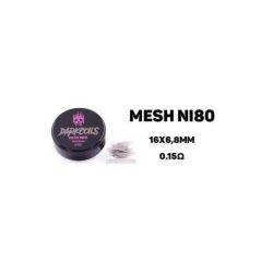 Dark Coils - Mesh Ni80 16x6.8mm 0.15ohm (10pcs) | Bigvapoteur
