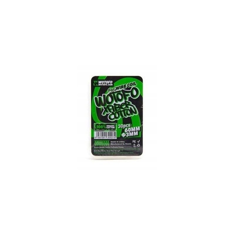 Wotofo - Xfiber Cotton for Wire Coil (30pcs) Cotton | Bigvapoteur