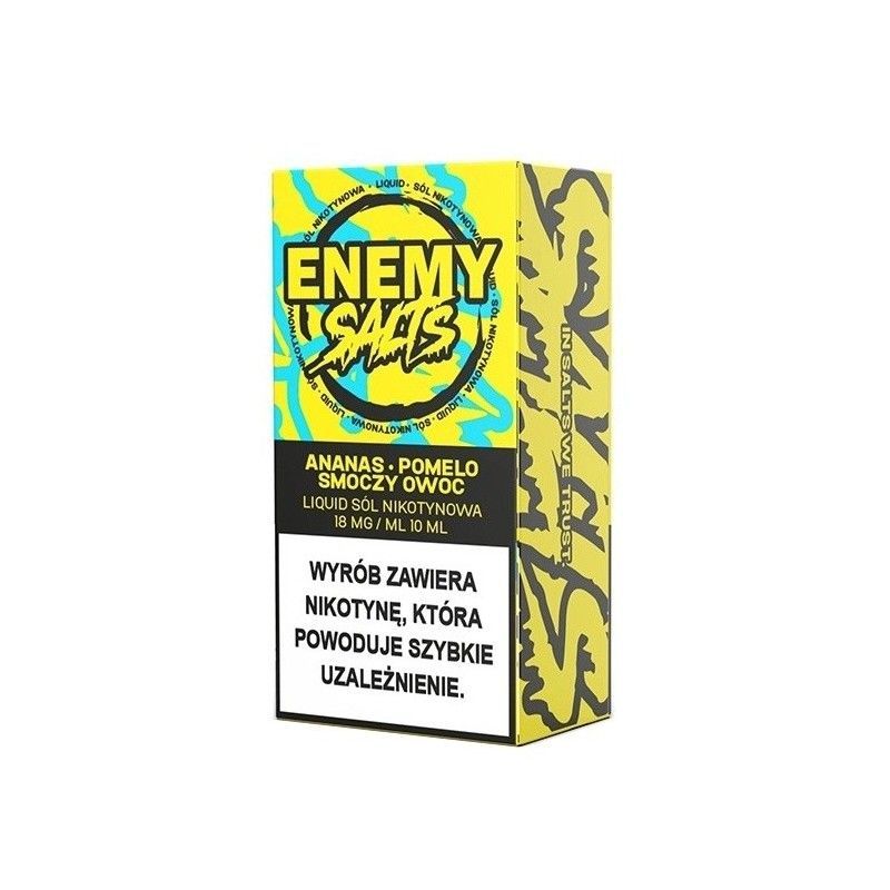 Liquid Enemy Salts - Ananas Pomelo Fruit du Dragon 18mg | Bigvapoteur