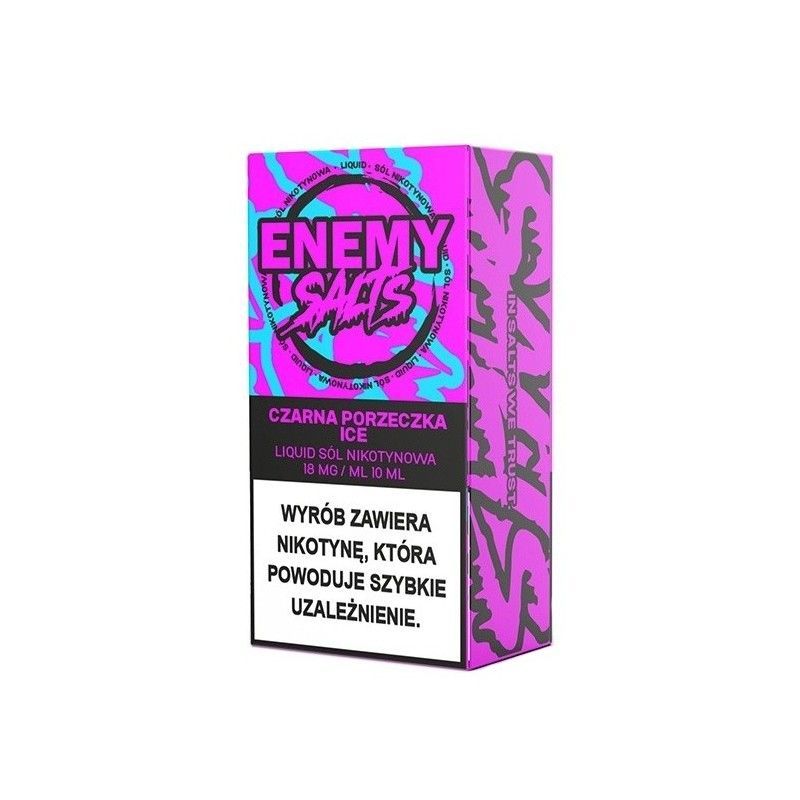 Liquid Enemy Salts - Cassis Noir Glacé 18mg | Bigvapoteur