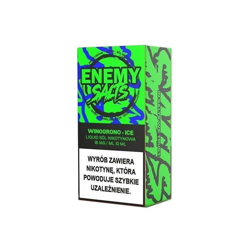 Liquid Enemy Salts - Grape Ice 18mg | Bigvapoteur