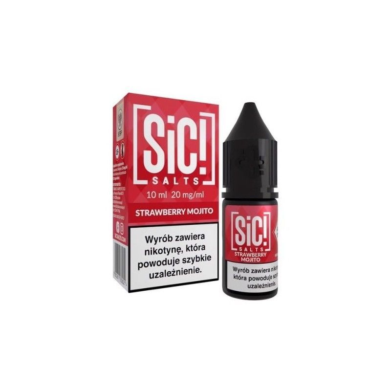 Liquid Sic Salts 10ml - Strawberry Mojito 20mg | Bigvapoteur