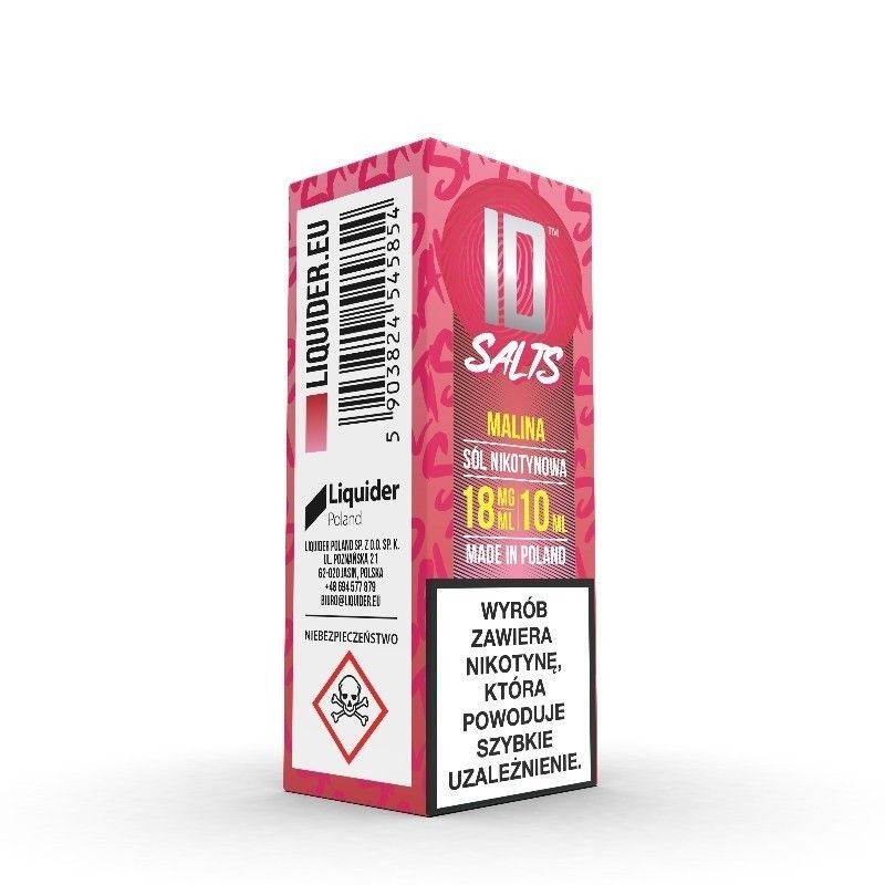 Liquid ID Salt - 10ml Malina 18mg | Bigvapoteur