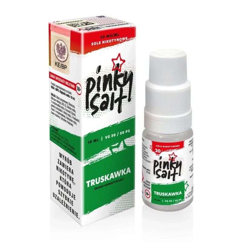 Liquid Pinky Vape Salt - 10ml Truskawka 20mg | Bigvapoteur