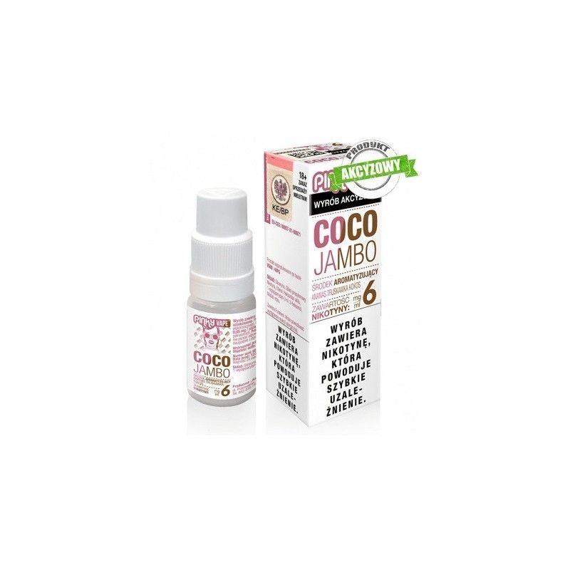 Liquid Pinky Vape - Coco Jambo 6mg 10ml