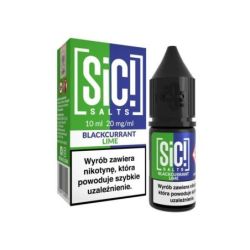 Liquid Sic Salts 10ml - Blackcurrant Lime 20mg | Bigvapoteur