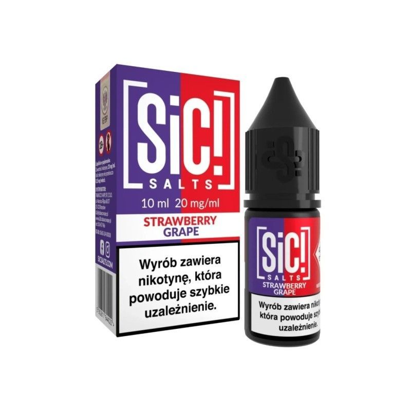 Liquid Sic Salts 10ml - Strawberry Grape 20mg | Bigvapoteur