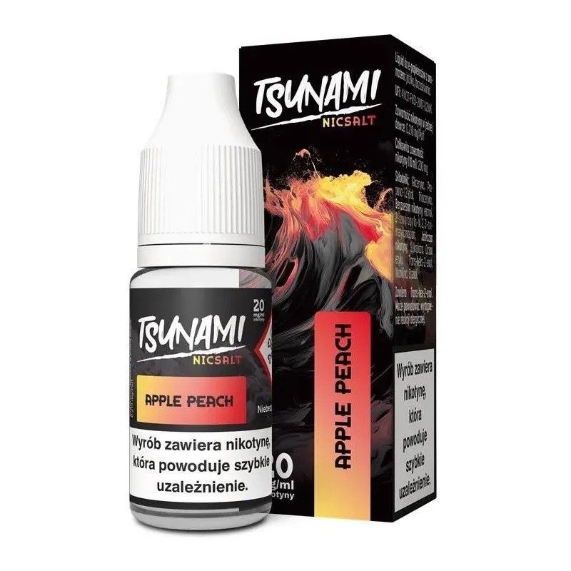 Liquid Tsunami NicSalt - 10ml Apple Peach 20mg | Bigvapoteur