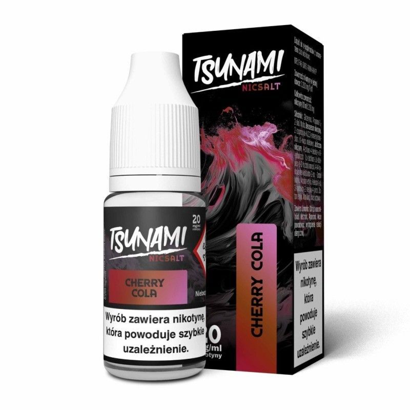 Liquid Tsunami NicSalt - 10ml Cerise Cola 20mg | Bigvapoteur
