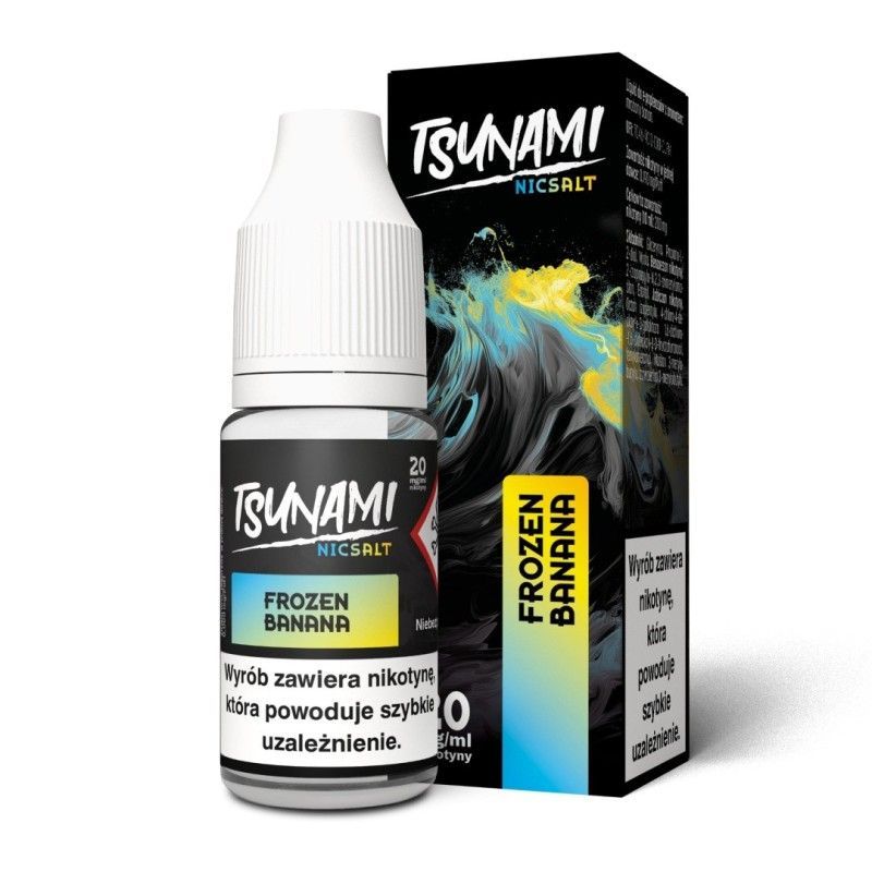 Liquid Tsunami NicSalt - 10ml Banane Givrée 20mg | Bigvapoteur