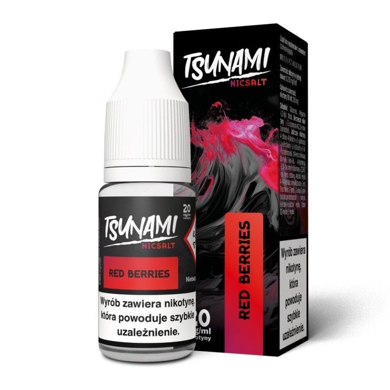 Liquid Tsunami NicSalt - 10ml Fruits Rouges 20mg | Bigvapoteur