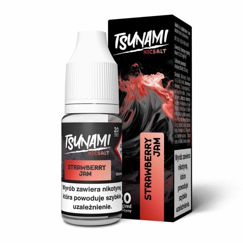Liquid Tsunami NicSalt - 10ml Confiture de Fraise 20mg | Bigvapoteur