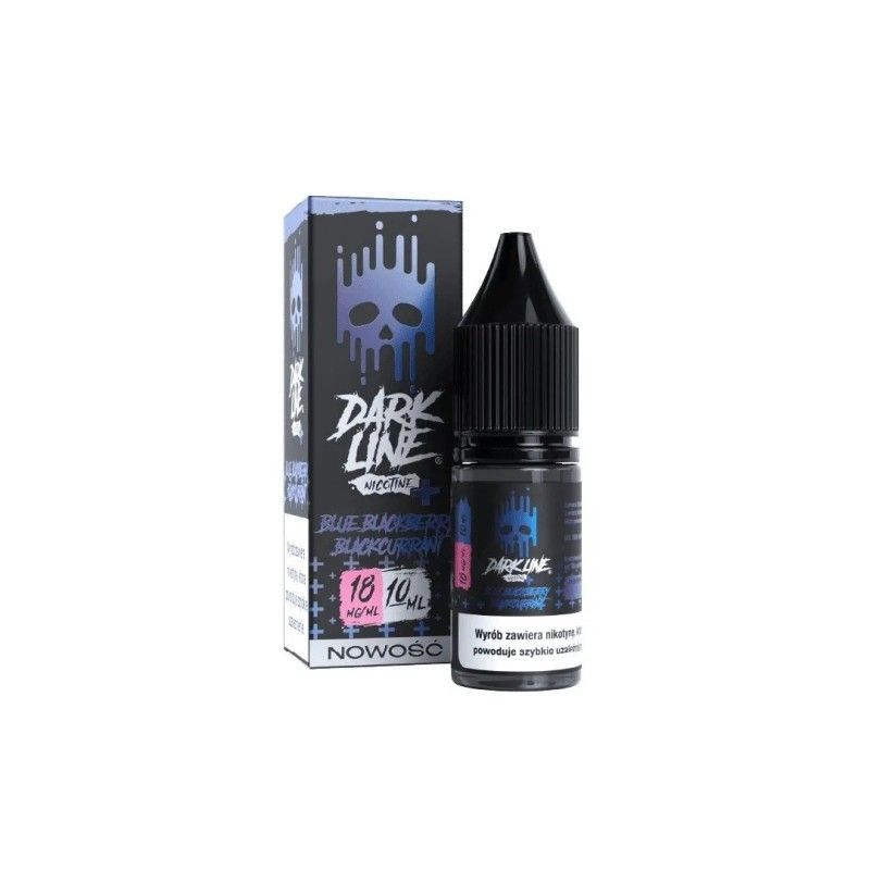 Liquid Dark Line Nicotine+ 10ml - Niebieska Czarna Porzeczka 18mg | Bigvapoteur
