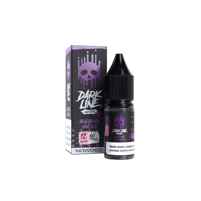 Liquid Dark Line Nicotine+ 10ml - Niebieska Guma Miętowa 12mg | Bigvapoteur