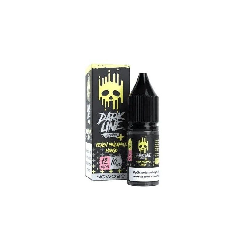 Liquid Dark Line Nicotine+ 10ml - Brzoskwinia Ananas Mango 12mg | Bigvapoteur