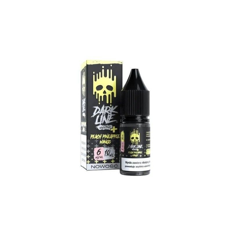Liquid Dark Line Nicotine+ 10ml - Peach Pineapple Mango 6mg | Bigvapoteur
