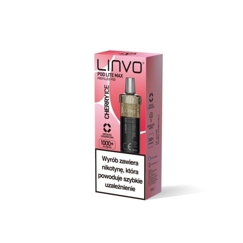 Cartouche Vbar Linvo Pod Lite MAX - Cerise Glacée 20mg | Bigvapoteur